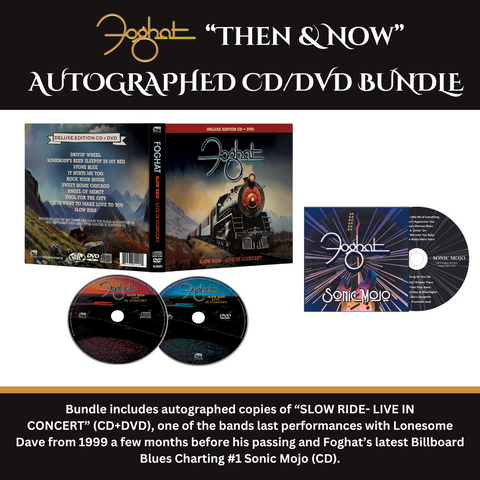Then and Now AUTOGRAPHED CD/DVD Bundle - "SLOW RIDE" + "SONIC MOJO"