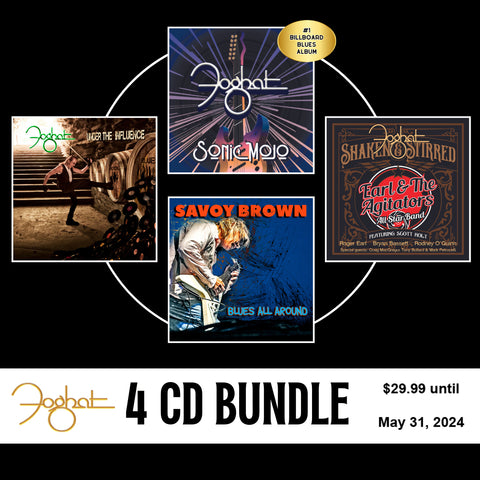 4 CD Bundle!!! - SONIC MOJO-BLUES ALL AROUND-SHAKEN & STIRRED-UNDER THE INFLUENCE