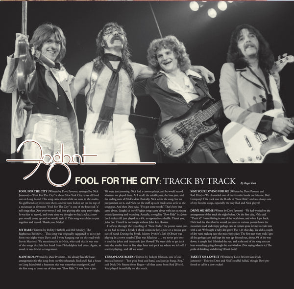 Fool for the City 50th Anniversary double Vinyl Edition!! – FOGHAT