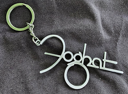 Foghat DieCut Metal (Silver Color) Keychain