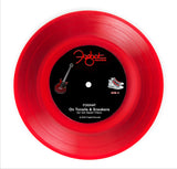"On Tonsils & Sneakers"-AUTOGRAPHED- 7" 45 RPM Red Translucent Vinyl