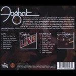 Foghat "LIVE" and "Stone Blue" 2 albums, ONE CD!