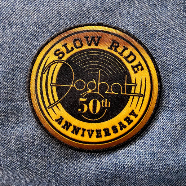 New! - SLOW RIDE 50th Anniversary Patch – FOGHAT RECORDS STORE