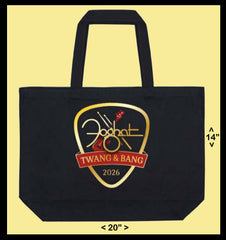 NEW! 2026 Twang & Bang TOTE BAG – FOGHAT RECORDS STORE