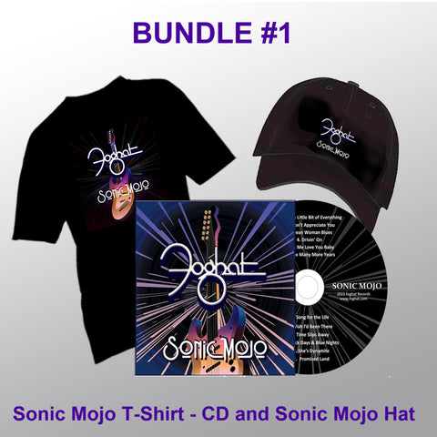 Sonic Mojo CD Bundle #1 - Sonic Mojo 12 Track CD plus a Sonic Mojo T-Shirt and Hat!