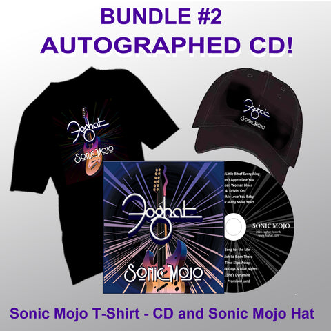 Sonic Mojo CD Bundle #2 -AUTOGRAPHED -Autographed CD + Sonic Mojo T-Shirt and Hat!