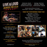 PRE-ORDER! LIVE & LOUD ACROSS THE U.S.A. Double CD - RELEASE 10/30/26