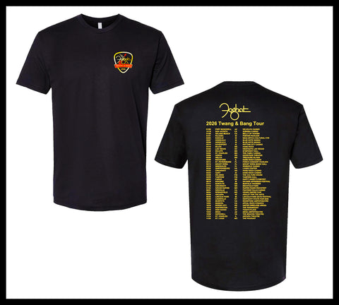 Pre-Order - Twang & Bang 2026 Tour Date T-Shirt
