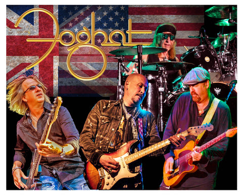 2022 Autographed Foghat Flag Logo 8 x 10