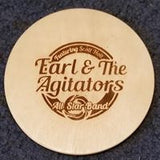 Wood Earl & the Agitators Coaster Set of 4