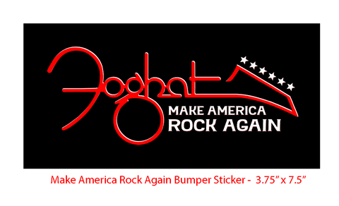 Make America Rock Again Bumper Sticker
